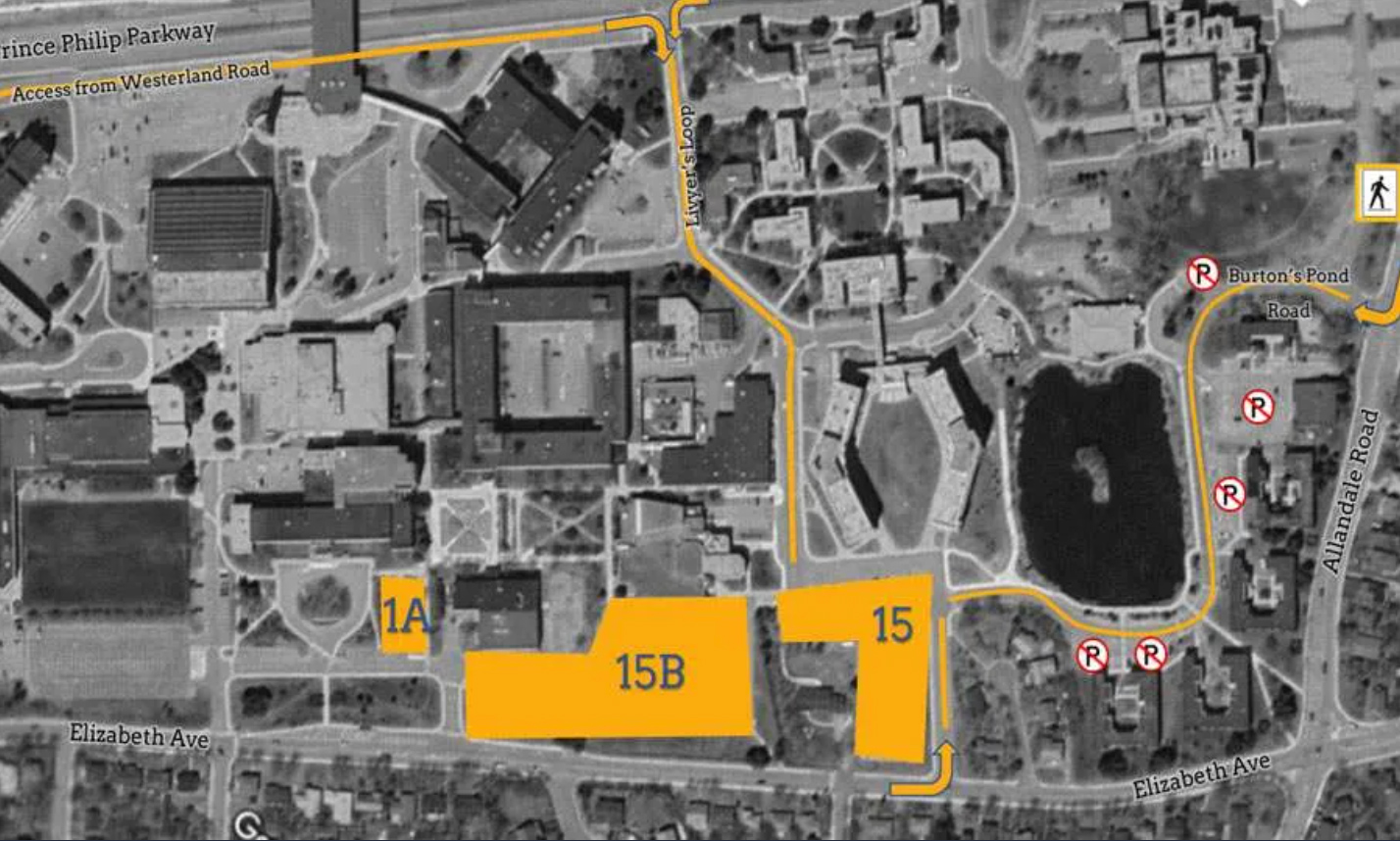 MUN Parking Lots 15, 15B and 1A